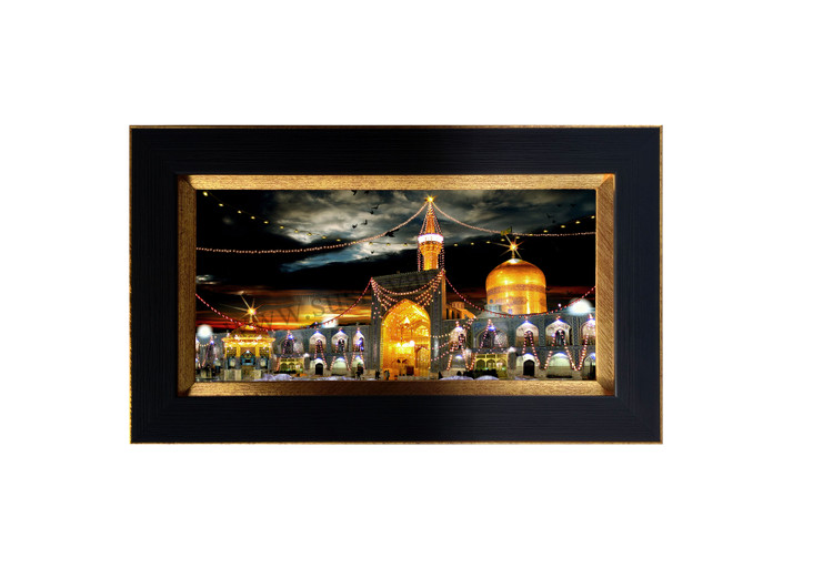 حرم امام رضا در شب
