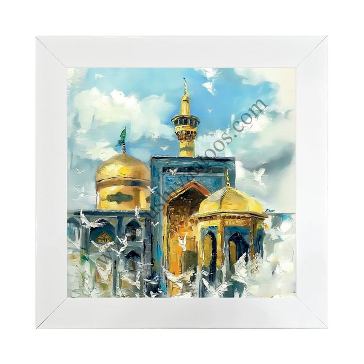 تصویر گذاری بر روی کاشی حرم امام رضا