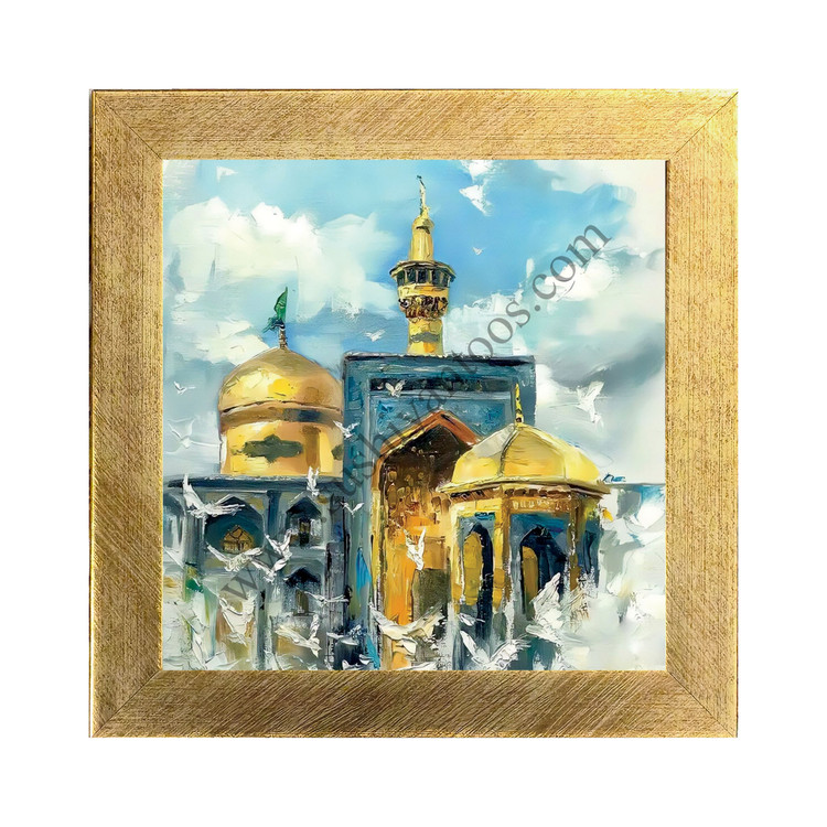 تصویر گذاری بر روی کاشی حرم امام رضا