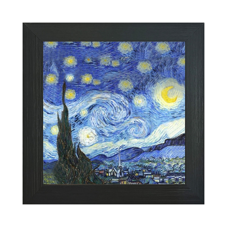 تصویر گذاری بر روی کاشی طرح شب پر ستاره