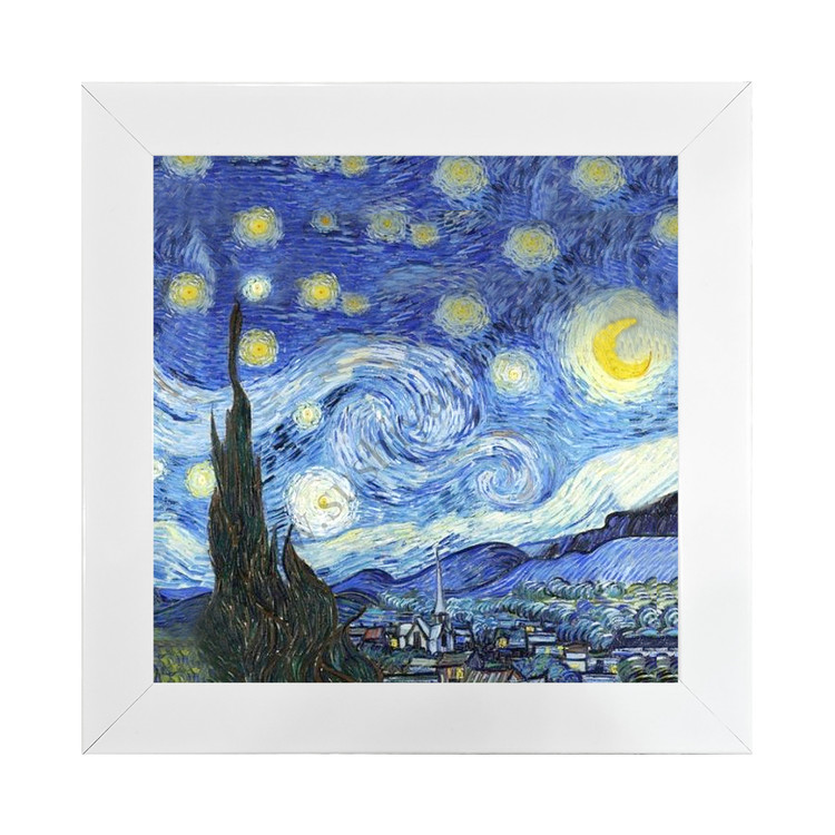 تصویر گذاری بر روی کاشی طرح شب پر ستاره